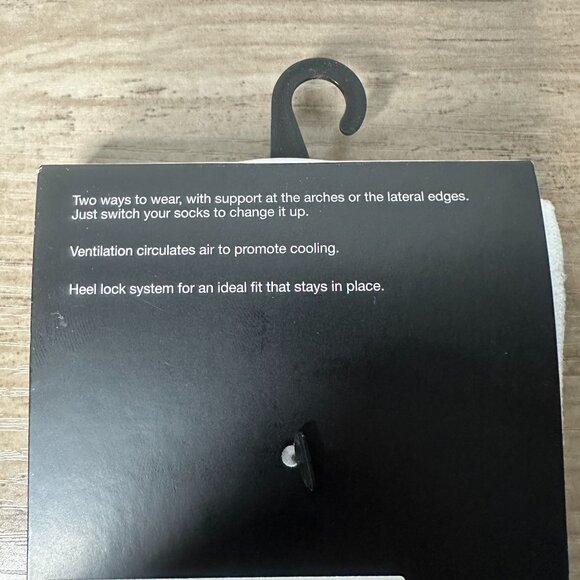 NWT Nike Unisex Spark Dri-FIT Running Crew Socks White Size Large (DA3584-100) - Picture 7 of 8